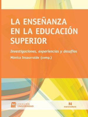 cover image of La enseñanza en la educación superior